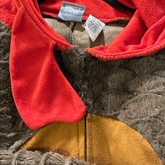 Briefly Stated Rooster Chicken One Piece Onesie Costume Cosplay Adult Large - Picture 14 of 15